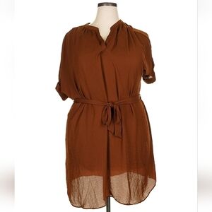 Worthington Chocolate Brown Tunic Dress